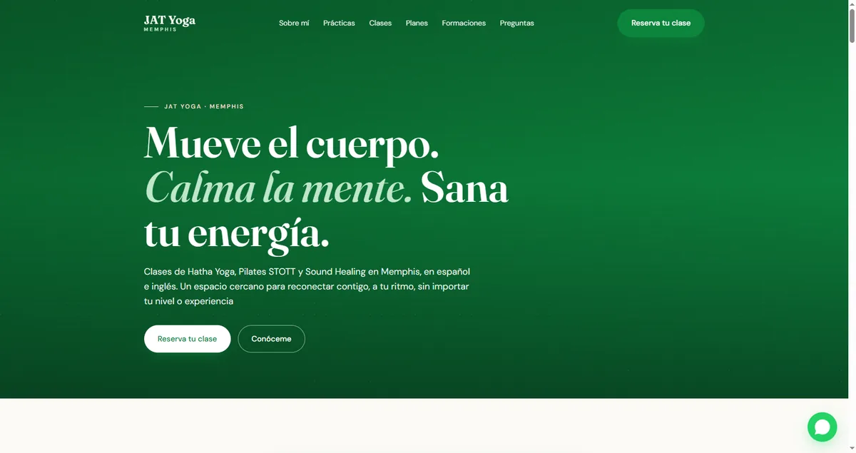 Web de JAT Yoga